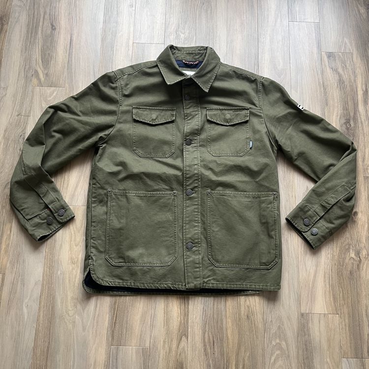 Tommy Hilfiger Jeans Vintage Graphic Utility Jacket Overshirt, Khaki image 2